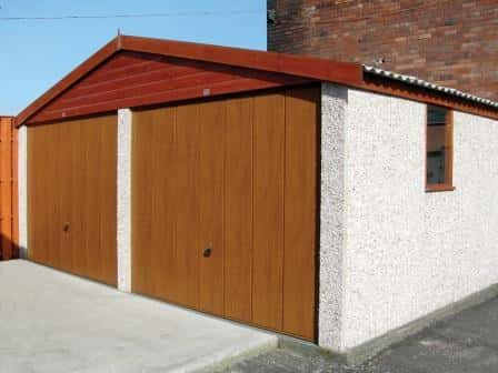 Double Apex Roof Garage